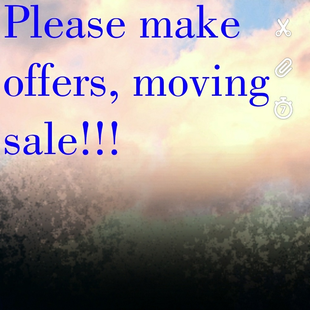 Moving sale